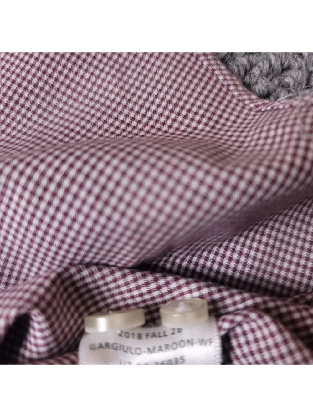 UNTUCKit Garguilo Shirt Mens L Large Slim Maroon Button Long Sleeve Cotton
